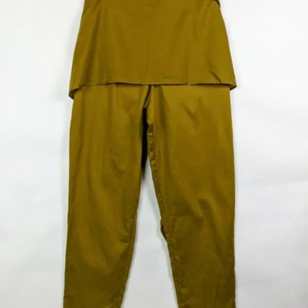 Olive Green Women's Straight Leg Jumpsuit